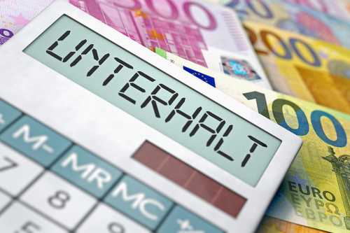 © bluedesign - stock.adobe.com Schriftzug Unterhalt
